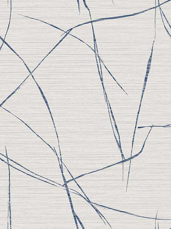 Davenport Sketch wallpaper in seagull color - pattern number TH91902 - by Seabrook in the Fibers and Threads collection