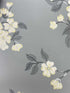 Blomma wallpaper in onyx color - pattern number WDR1027.WT.0 - by Winfield Thybony in the Archival Wallpaper Collection collection
