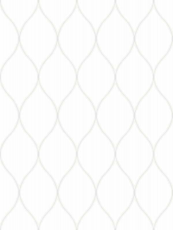 Quinn wallpaper in shimmer white color - pattern number WDR1049.WT.0 - by Winfield Thybony in the Archival Wallpaper Collection collection