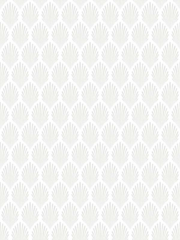 Fanfare wallpaper in white color - pattern number WDR1052.WT.0 - by Winfield Thybony in the Archival Wallpaper Collection collection