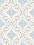 Morrissey wallpaper in blue color - pattern number WDR1062.WT.0 - by Winfield Thybony in the Archival Wallpaper Collection collection