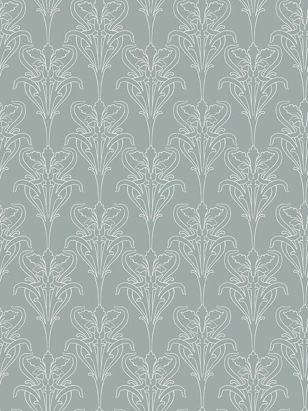 Alice wallpaper in spring color - pattern number WDR1066.WT.0 - by Winfield Thybony in the Archival Wallpaper Collection collection