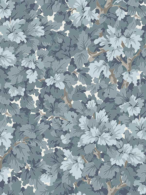 Walden wallpaper in blue dawn color - pattern number WDR2003.WT.0 - by Winfield Thybony in the Historical Wallpaper Collection collection