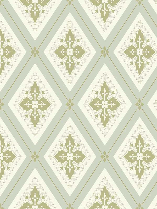 Lily wallpaper in beige color - pattern number WDR2017.WT.0 - by Winfield Thybony in the Historical Wallpaper Collection collection