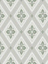 Lily wallpaper in laurel green color - pattern number WDR2019.WT.0 - by Winfield Thybony in the Historical Wallpaper Collection collection