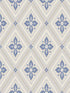 Lily wallpaper in cornwall blue color - pattern number WDR2021.WT.0 - by Winfield Thybony in the Historical Wallpaper Collection collection