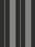 Oliver Stripe wallpaper in onyx color - pattern number WDR2034.WT.0 - by Winfield Thybony in the Historical Wallpaper Collection collection
