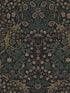 Victorian Garden Floral Prepasted fabric in blacksmith and cliffside color - pattern number EP10116 - by Seabrook in the Etten Prepasted Wallcovering collection