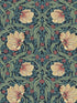 Pimpernel Garden Prepasted fabric in bluestone and clay color - pattern number EP10602 - by Seabrook in the Etten Prepasted Wallcovering collection