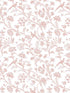 Shepherds Purse wallpaper in dark blush color - pattern number 130108 - by Laura Ashley in the Laura Ashley Spring Summer 2025 Collection collection