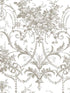 Tuileries Dark fabric in dark dove grey color - pattern number 130111 - by Laura Ashley in the Laura Ashley Spring Summer 2025 Collection collection
