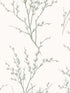 Pussy Willow wallpaper in sage green color - pattern number 130115 - by Laura Ashley in the Laura Ashley Spring Summer 2025 Collection collection
