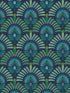 Transform Peacock Peel and Stick fabric in green color - pattern number 129645 - by Graham and Brown in the Transform Drop 3 Peel and Stick Wallpaper collection