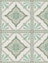 Transform Large Tile Peel and Stick fabric in green color - pattern number 129669 - by Graham and Brown in the Transform Drop 3 Peel and Stick Wallpaper collection