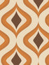 Transform Trippy Peel and Stick fabric in orange color - pattern number 129678 - by Graham and Brown in the Transform Drop 3 Peel and Stick Wallpaper collection