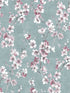 Blossom Reveries fabric in blue color - pattern number VRAD01-725 - by Veer Decor in the Adele collection
