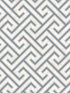 Greek Key XL fabric in blue color - pattern number VRAD01-945 - by Veer Decor in the Adele collection