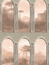 Exotic Vista Archway fabric in blush color - pattern number VRAD03-075 - by Veer Decor in the Adele collection