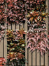Vertical Garden fabric in red color - pattern number VRAR10-497 - by Veer Decor in the Artifice collection