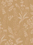 Wildflower Silhouettes fabric in yellow color - pattern number VRBT02-825 - by Veer Decor in the Botanique collection