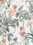 Mint Birds Dragonflies Botanical fabric in green color - pattern number VRBT04-746 - by Veer Decor in the Botanique collection