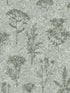 Herbarium Herbs Grasses Cork Texture fabric in green color - pattern number VRBR04-387 - by Veer Decor in the Brut collection