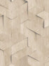 Geo Wood Block Illusion wallpaper in natural color - pattern number VRBR07-447 - by Veer Decor in the Brut collection