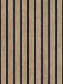 Modern Wood Slat fabric in taupe color - pattern number VRBR08-208 - by Veer Decor in the Brut collection