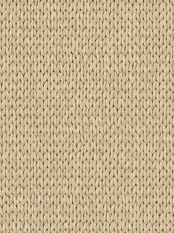 Wicker Weave fabric in beige color - pattern number VRBR17-487 - by Veer Decor in the Brut collection