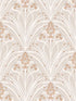 Victorian Bloom fabric in cream color - pattern number VREL07-166 - by Veer Decor in the Elegance collection