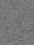 Big Wave fabric in grey color - pattern number VREL09-926 - by Veer Decor in the Elegance collection
