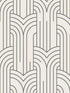 Arch Deco fabric in silver color - pattern number VREL29-124 - by Veer Decor in the Elegance collection