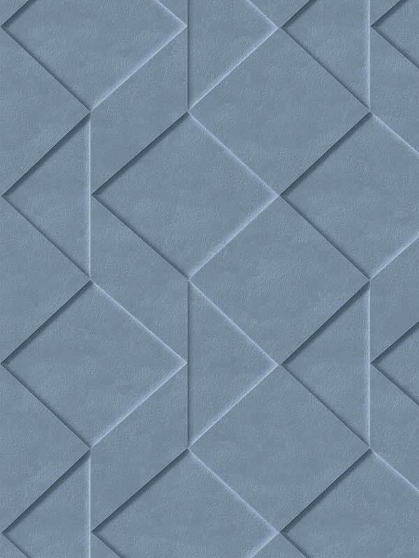 Origami wallpaper in blue color - pattern number VRLO01-414 - by Veer Decor in the Loft collection