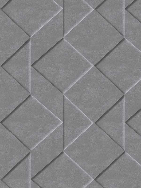 Origami wallpaper in grey color - pattern number VRLO09-414 - by Veer Decor in the Loft collection