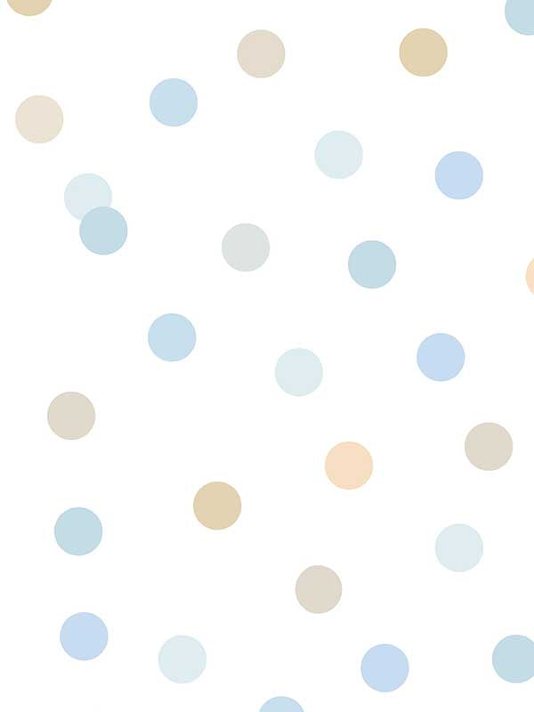 Polka Dot Party fabric in blue color - pattern number VRKG01-915 - by Veer Decor in the My Kingdom collection
