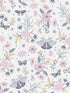 Whimsical Meadow wallpaper in pink color - pattern number VRKG03-185 - by Veer Decor in the My Kingdom collection