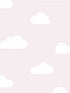 Clouds wallpaper in pink color - pattern number VRKG03-816 - by Veer Decor in the My Kingdom collection
