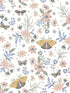 Whimsical Meadow fabric in orange color - pattern number VRKG05-185 - by Veer Decor in the My Kingdom collection