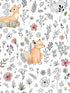 Calm Forest fabric in white color - pattern number VRKG05-815 - by Veer Decor in the My Kingdom collection