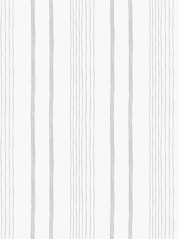 Hand Drawn Stripe wallpaper in grey color - pattern number VRKG09-333 - by Veer Decor in the My Kingdom collection