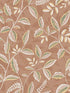 Tranquil Leafy Vine wallpaper in orange color - pattern number VRNO05-066 - by Veer Decor in the Nomade collection