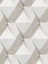 Modern Losange Wood fabric in beige color - pattern number VRNO07-196 - by Veer Decor in the Nomade collection