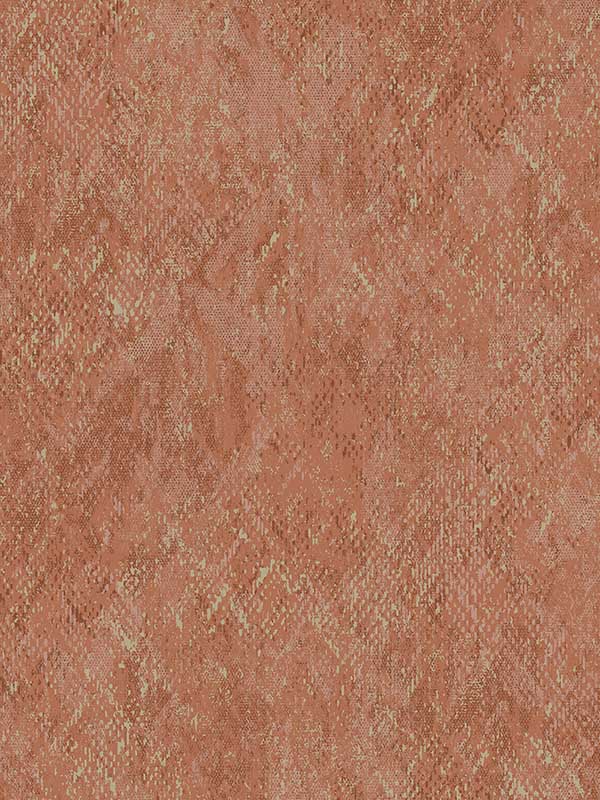 Python Diamond Texture wallpaper in terracotta color - pattern number VRNO08-433 - by Veer Decor in the Nomade collection
