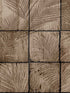 Rustic Palm Shadow Tile fabric in taupe color - pattern number VRNO08-986 - by Veer Decor in the Nomade collection