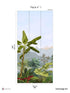 Amazonia Pack 1 fabric in blue color - pattern number 8184-AC1-A - by Veer Decor in the Papermint Wall Murals collection
