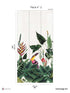 Borneo Pack 2 mural in green color - pattern number 8184-AG1-B - by Veer Decor in the Papermint Wall Murals collection
