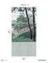 Bretagne Chair Rail Faux Wainscoting Pack 3 mural in gray color - pattern number 8184-AJ2-C - by Veer Decor in the Papermint Wall Murals collection