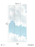 Summer Sky Pack 2 mural in blue color - pattern number 8184-AO1-B - by Veer Decor in the Papermint Wall Murals collection