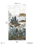 Exotic Pack 2 mural in white color - pattern number 8184-BA1-B - by Veer Decor in the Papermint Wall Murals collection