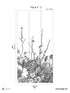 Flora Pack 2 fabric in black color - pattern number 8184-BC1-B - by Veer Decor in the Papermint Wall Murals collection